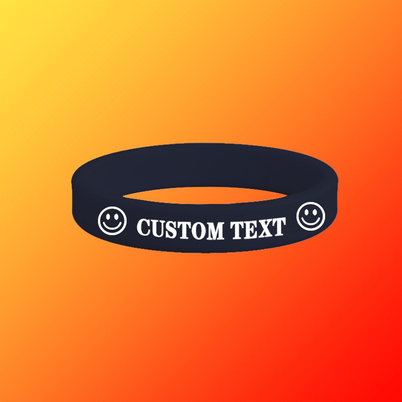 100pcs Custom Silicone Wristbands, Gift for Her
